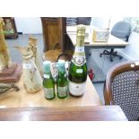 A BOTTLE OF CARPENTIER CHAMPAGNE AND TWO BOTTLES OF BABYCHAM (3)