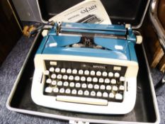 AN IMPERIAL SAFARI TYPEWRITER, IN BOX