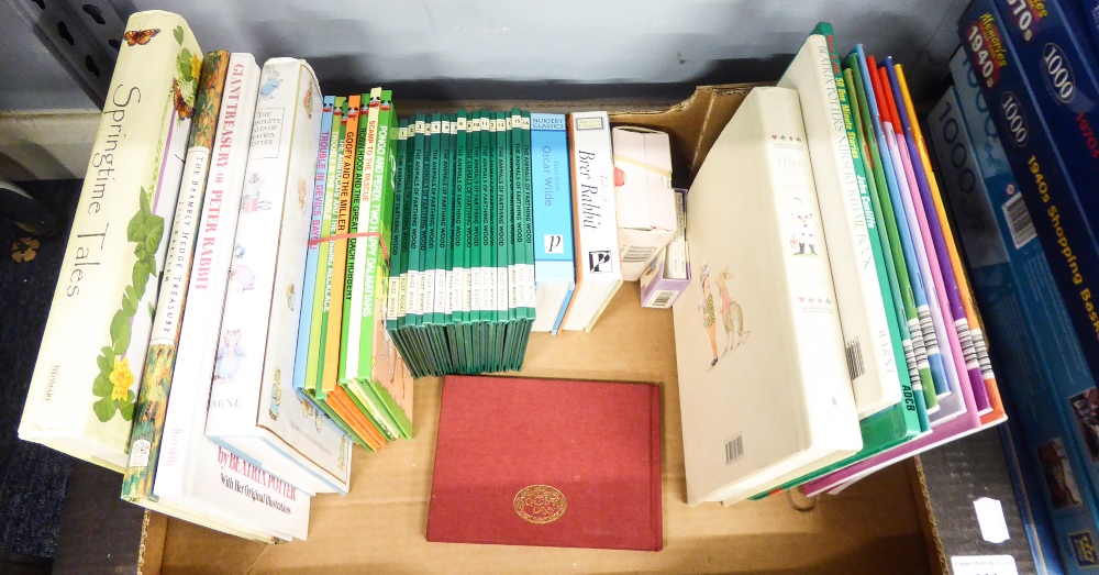 ONE BOX CONTAINING A SELECTION OF CHILDREN'S BOOKS VARIOUS