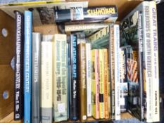 BOOKS VARIOUS AUTHORS SUNDRY WORKS RELATING TO TWENTIETH CENTURY WARSHIPS AND THE RAILWAYS, TITLES