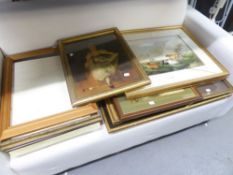 QUANTITY OF FRAMED PRINTS, PICTURES, VARIOUS