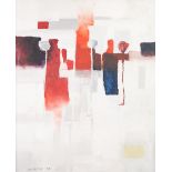 IAN ROYLE OIL PAINTING ON BOARD 'We Three Kings', an abstract Signed and dated (20)03 lower left,