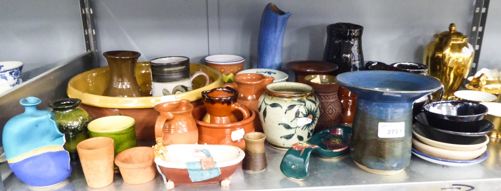 ITEMS OF STUDIO POTTERY FROM VARIOUS LANDS - Image 2 of 2