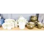 WEDGWOOD 'WILD APPLE' POTTERY BREAKFAST WARES AND TAG POTTERY DINNER WARES