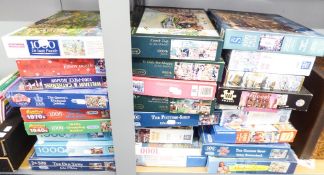 LARGE SELECTION OF BOXED JIGSAWS (26)