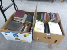 QUANTITY OF BOOKS - VARIOUS AUTHORS SUNDRY WORKS (2 BOXES)