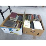 QUANTITY OF BOOKS - VARIOUS AUTHORS SUNDRY WORKS (2 BOXES)