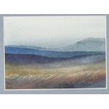 IAN SCOTT MASSIE (b. 1952) WATERCOLOUR 'Autumn Wind' Signed lower left, titled verso 4 3/4" x 6 3/4"