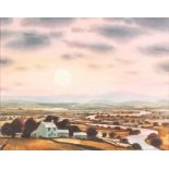 NOEL McCREADY (TWENTIETH/ TWENTY FIRST CENTURY) WATERCOLOUR 'River Valley-Sunrise' Signed and