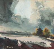 ROBERT NEWTON (b. 1964) OIL PAINTING ON BOARD 'Clearing Skies' Signed and dated (20)05 lower left,