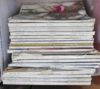 VOGUE MAGAZINE. A GOOD SELECTION OF VINTAGE BACK ISSUES ranging from 1951-1958, 19 individual