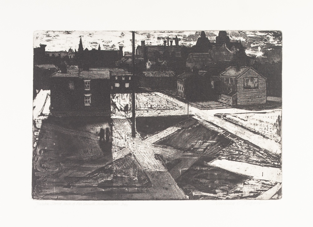 NORMAN JAQUES (1926-2014) TWO ARTIST SIGNED LIMITED EDITION ETCHINGS 'Evening sky along Barlow - Image 2 of 2