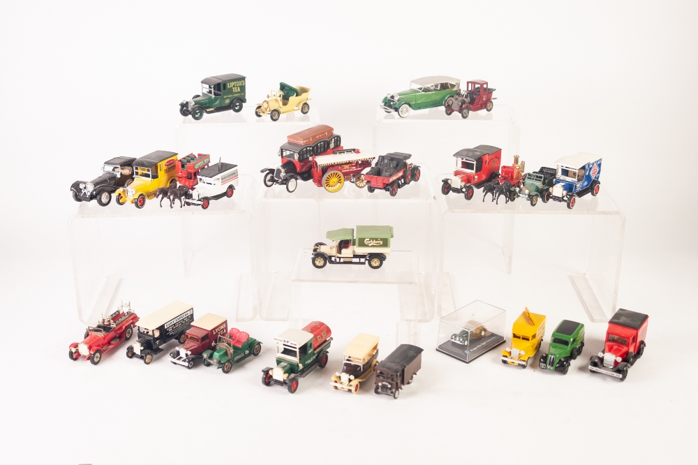 APPROX 26 MATCHBOX MODELS OF YESTERYEAR AND OTHER UNBOXED MODELS OF CLASSIC CARS AND VANS, includes;