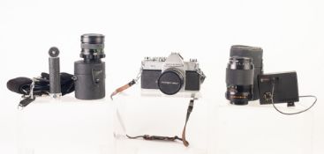 MAMIYA/ SEKOR 500TL 35mm SLR ROLL FILM CAMERA WITH MAMIYA/ SEKOR 50mm, f2.8 LENS, together with a