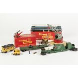 SMALL SELECTION OF BOXED AND UNBOXED TRIANG 'OO' MODEL RAIL, includes; boxed track, cleaning wagon