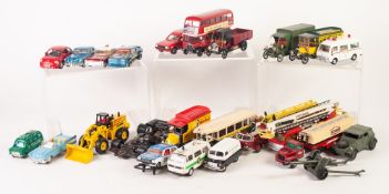 APPROX 26 UNBOXED DIE CAST TOY VEHICLES MAINLY COMMERCIAL OR TRANSPORT, but also including Dinky