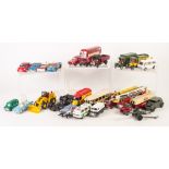 APPROX 26 UNBOXED DIE CAST TOY VEHICLES MAINLY COMMERCIAL OR TRANSPORT, but also including Dinky