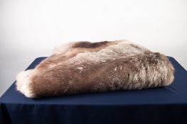 HANLIN LTD., ECO-FRIENDLY REINDEER HIDE, also labelled Russian Best Special Dark, approximately