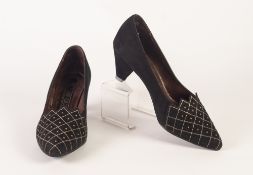 A PAIR OF 1960's MARY QUANT LADY'S SHOES