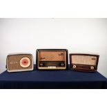 1950s BUSH BAKELITE CASED RADIO, a smaller ditto and a 1950s STELLA BAKELITE CASED RADIO (3)