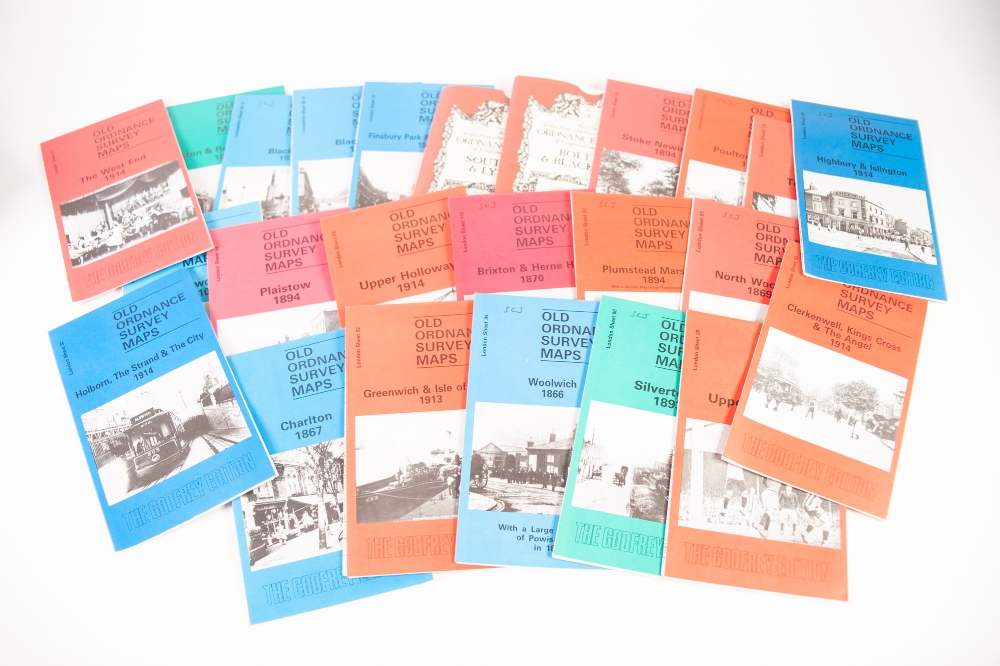 A SELECTION OF PRE AND POST WAR ORIGINAL AND RE-PRINTED ORDNANCE SURVEY MAPS - 68 in total - Image 3 of 4