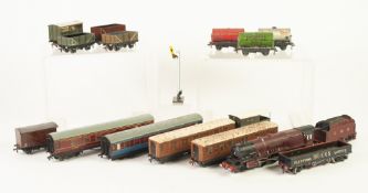 HORNBY AND HORNBY DUBLO UNBOXED MODEL RAIL, to include; 4-6-2 Locomotive and tender, 'DUCHESS OF