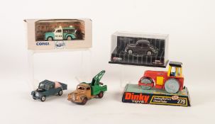 DINKY TOYS ALMOST MINT AND BOXED AVELING BARFORD - DIESEL ROLLER, Model No. 279 on card stand, under