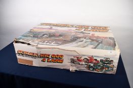 CIRCA 1982 SCALEXTRIC 600 GRAND PRIX BOXED RACING CAR SET four track with four cars and control