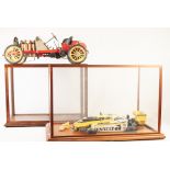 INCOMPLETE LARGE SCALE MODEL OF A FIAT EARLY TWENTIETH CENTURY TWO SEATER SPORTS CAR, in plastic and