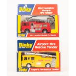 DINKY-DIE CAST TOYS MINT AND BOXED 'MERRYWEATHER MARQUIS FIRE TENDER' No. 285, with working pumps,