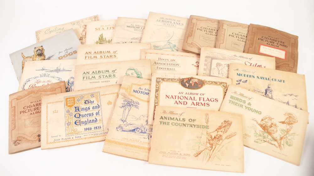 COLLECTION OF CIGARETTE CARDS, MAINLY PLAYERS AND WILLS, including THIRTY ONE ALBUMS, and in