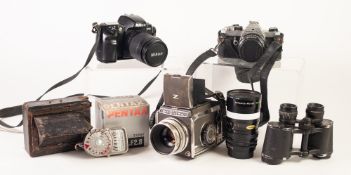 BRONICA ZANZA CAMERA, Pentax and other CAMERAS, ZOOM LENS, etc.