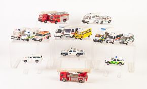 COLLECTION OF CIRCA 1970's AND LATER DIE-CAST AND OTHER UNBOXED VEHICLES, with section of Police and