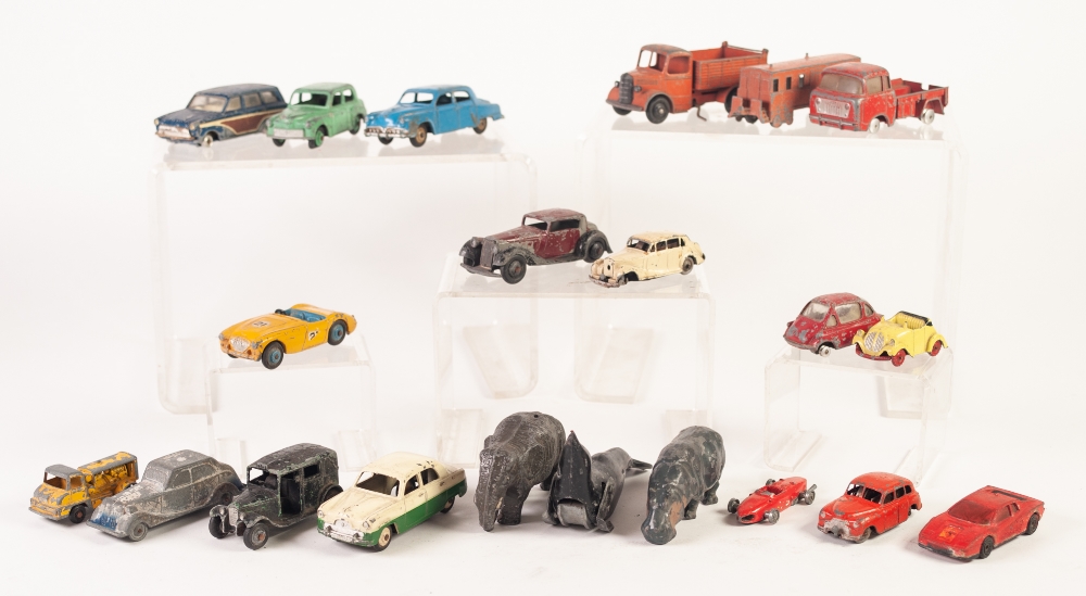 GOOD SELECTION OF IMMEDIATE POST WAR AND LATER PLAYWORN DIE-CAST AND OTHER MODEL VEHICLES, includes; - Image 2 of 2