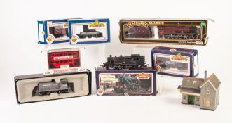 BACHMANN ALMOST MINT AND BOXED ITEMS OF 'OO' MODEL RAIL, to include; Ivatt Class 2 tank locomotive