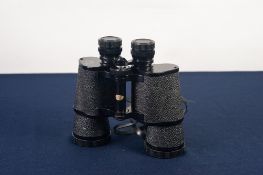 A PAIR OF CASED FIELD BINOCULARS, 10 x 50 MAGNIFICATION