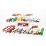 THIRTY THREE UNBOXED DIE-CAST MODELS OF SINGLE DECK BUSSES/ COACHES, various makers including