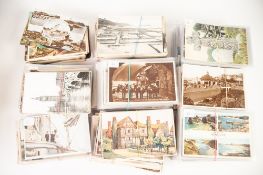 IN EXCESS OF 1500 EARLY TWENTIETH CENTURY AND LATER POSTCARDS, mostly UK topographical, seaside,