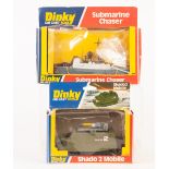 DINKY-DIE CAST TOYS MINT AND BOXED 'SHADO 2 MOBILE' No. 353, with missile, green with dark green