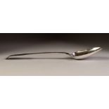 GEORGE III SILVER FIDDLE PATTERN BASTING OR SERVING SPOON, London 1814, 4 ozs