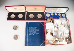 SELECTION OF MAINLY MID 20th CENTURY AND LATER, PREDOMINANTLY PRE-DECIMAL, COINAGE includes