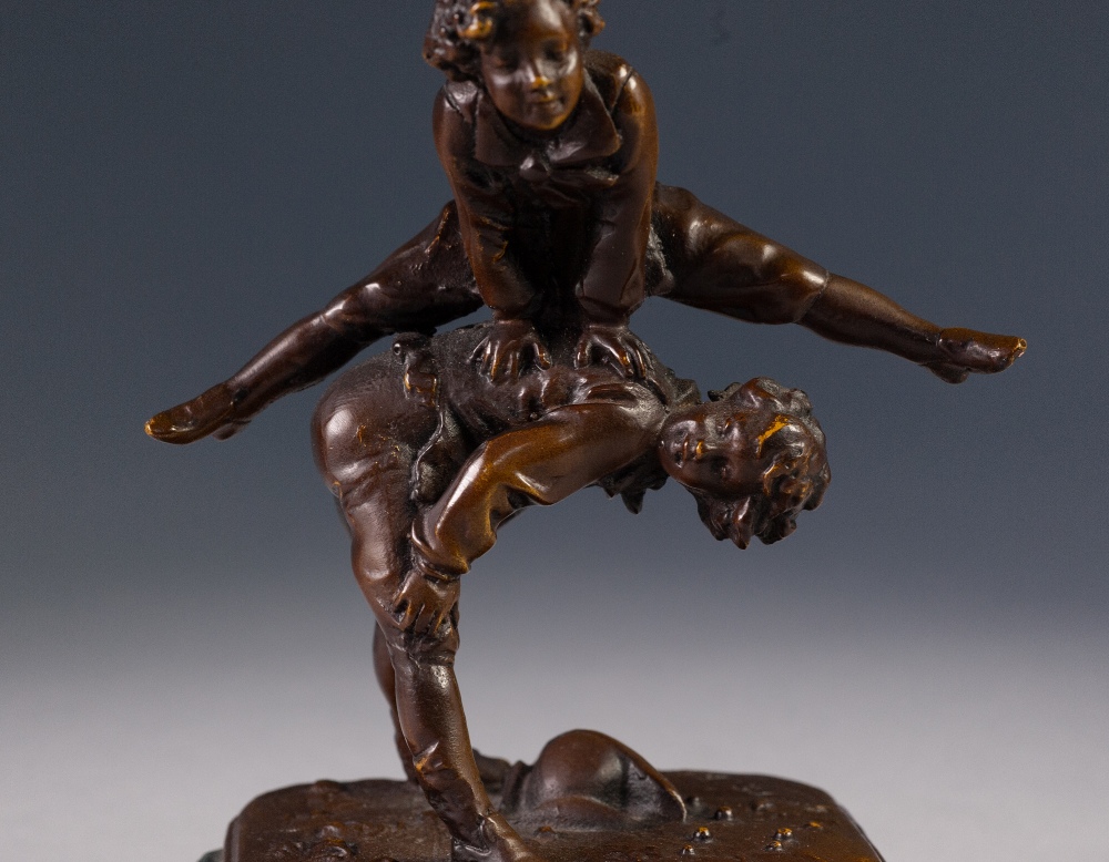 AFTER ANTOINE LOUIS BARYE CHARMING LATE NINETEENTH CENTURY BRONZE ENTITLED 'SONTE MOUTON' (leap - Image 6 of 7