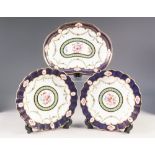 PROBABLY SPODE, NINETEENTH CENTURY JAPAN PATTERN PORCELAIN COFFEE CAN, TEA CUP AND SAUCER, well