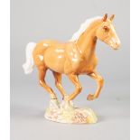 BESWICK MODEL OF A GALLOPING PALAMINO HORSE, No. 1374, 7 1/4" high