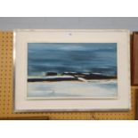 MODERN ARTIST OIL PAINTING ON BOARD Abstract landscape Indistinctly signed and dated (19)79 lower