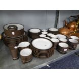 AN APPROXIMATE 55 PIECE HORNSEA POTTERY DINNER AND TEA SERVICE