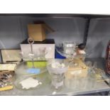 A QUANTITY OF BOXED (AS NEW) GLASS WARES AND GIFTS VARIOUS