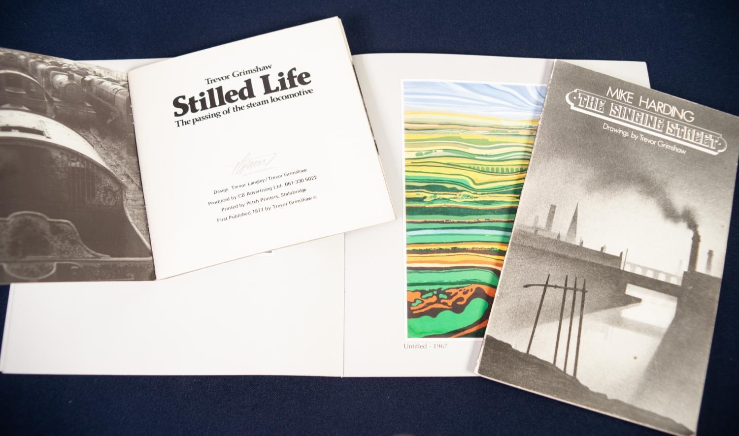 •TREVOR GRIMSHAW (1947-2001) ARTIST SIGNED BOOKLET ‘Stilled Life, The Passing of the Steam - Image 2 of 2