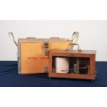 VINTAGE DARTON & Co BAROGRAPH, in coppered case with top carrying handle and glazed front, serial