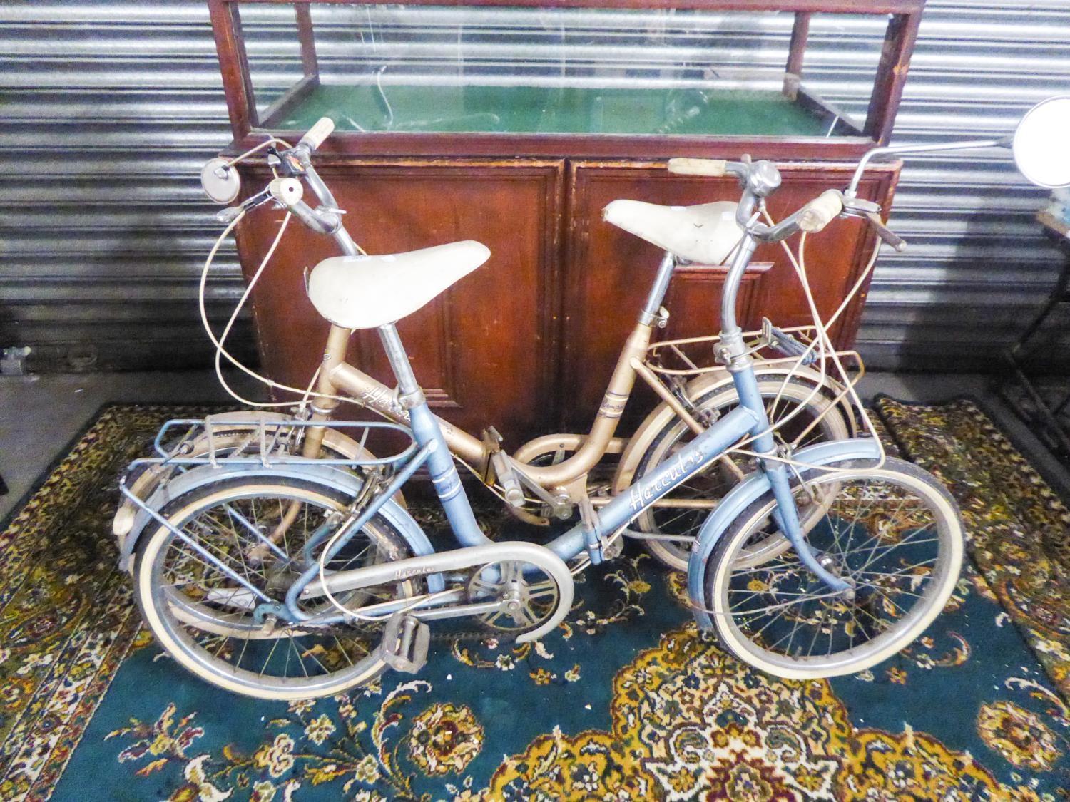 TWO H.C. LADIES SMALL WHEEL BICYCLES